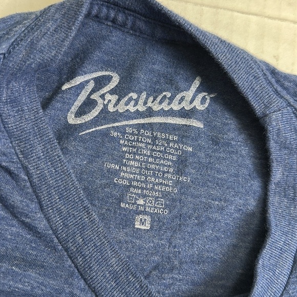 Bravado Guns N Roses Blue Short Sleeve Tee Size Medium - Picture 5 of 8